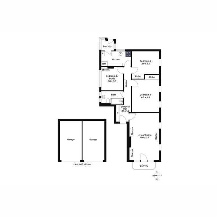 Floorplan of Homely apartment listing, 5/694 Orrong Road, Toorak VIC 3142