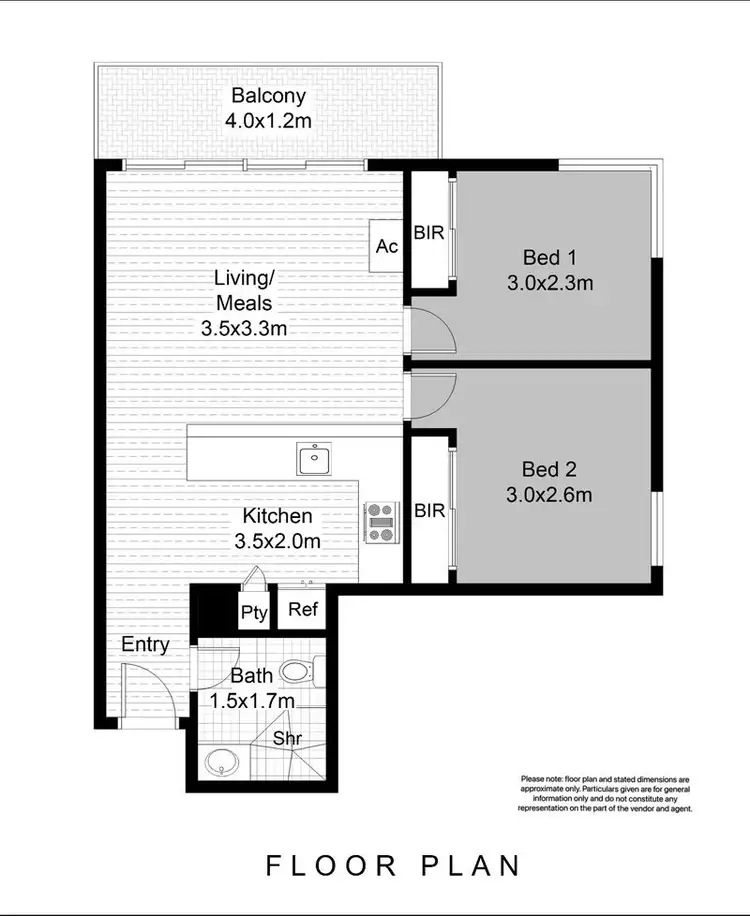 Floorplan of Homely apartment listing, 965/488 Swanston Street, Carlton VIC 3053