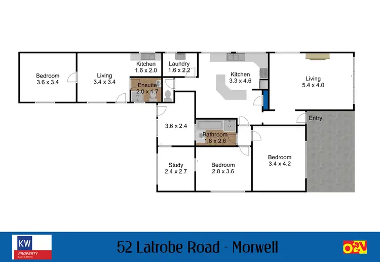 Floorplan of Homely house listing, 52 Latrobe Road, Morwell VIC 3840
