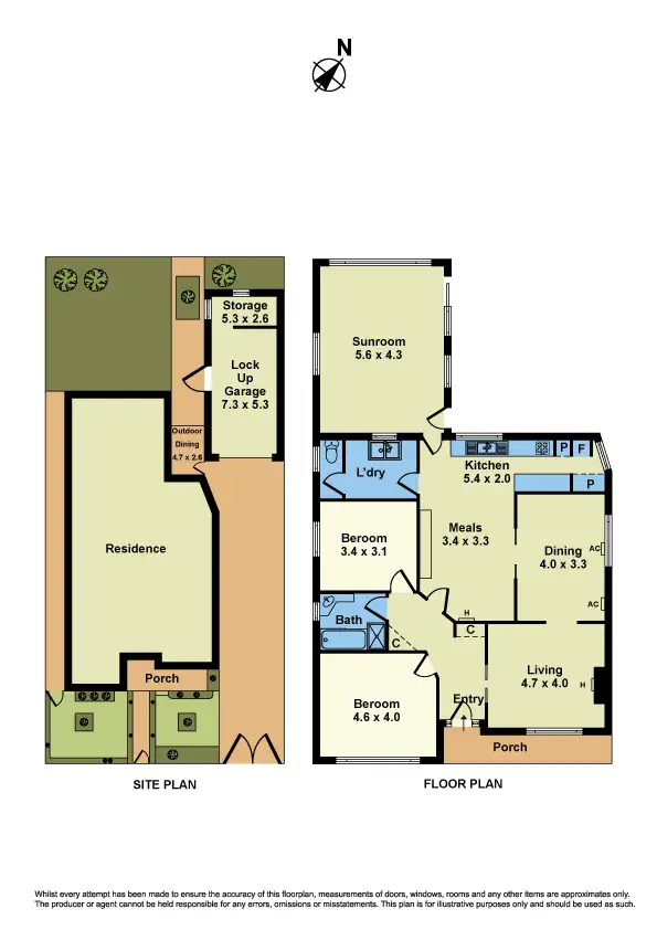 Floorplan of Homely house listing, 1 Lorne Street, Yarraville VIC 3013