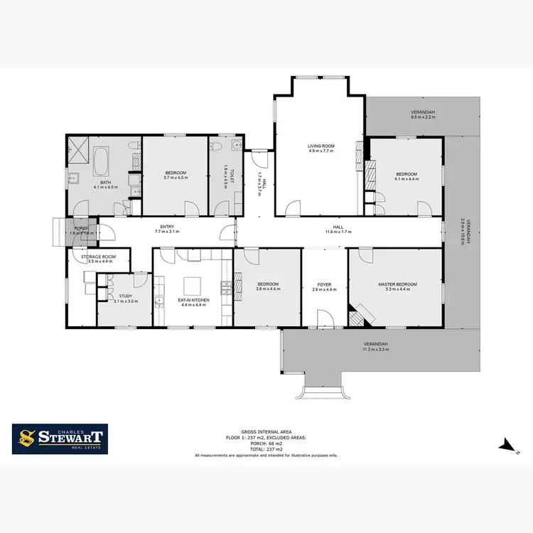 Floorplan of Homely house listing, 71 Darlington Road, Mortlake VIC 3272