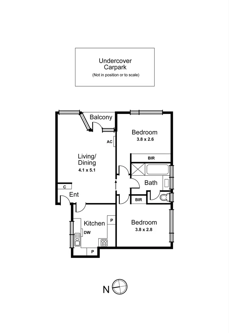 Floorplan of Homely unit listing, 20/50 Morang Road, Hawthorn VIC 3122
