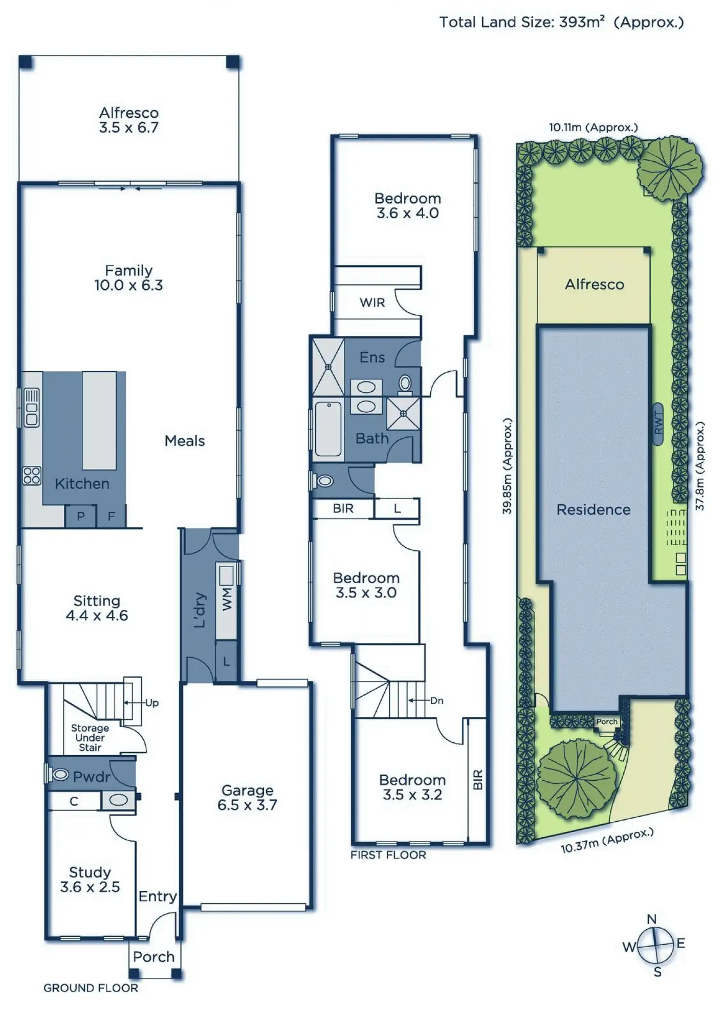 Floorplan of Homely land listing, 3B Moresby Street, Mitcham VIC 3132