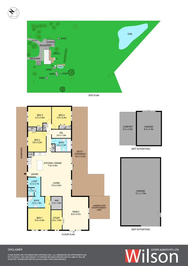 Floorplan of Homely house listing, 833 Sebastopol-Smythesdale Road, Ross Creek VIC 3351
