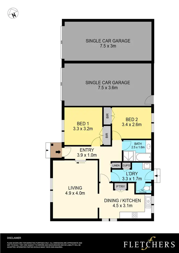 Floorplan of Homely unit listing, 4/112 Lonsdale Street, Redan VIC 3350