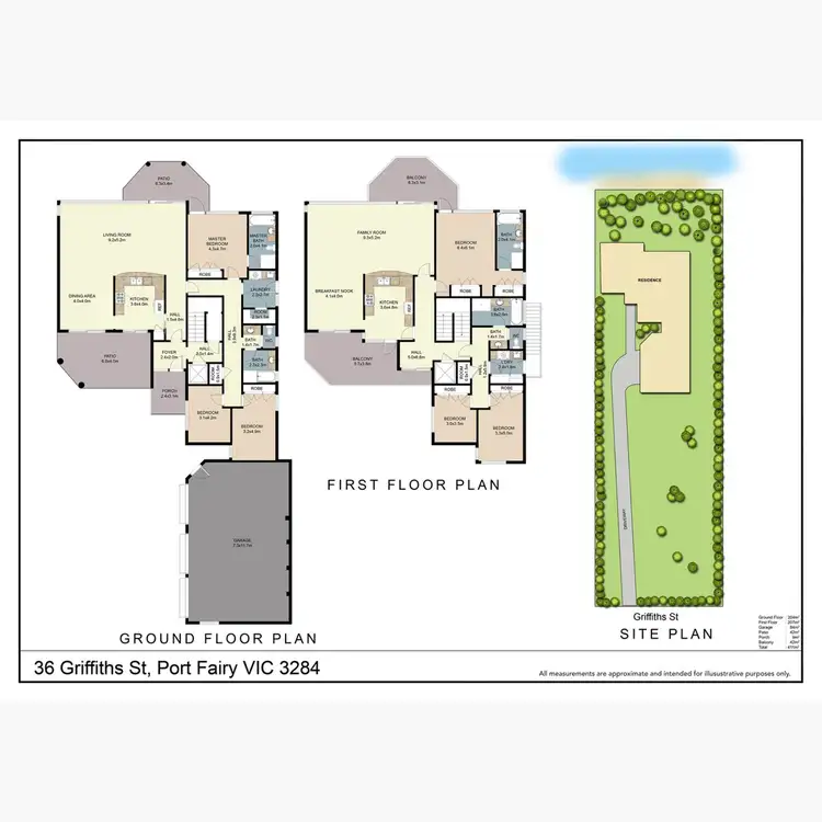 Floorplan of Homely house listing, 36 Griffiths Street, Port Fairy VIC 3284