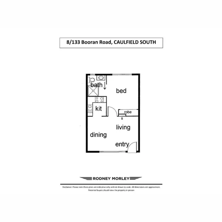 Floorplan of Homely apartment listing, 8/133 Booran Road, Caulfield South VIC 3162