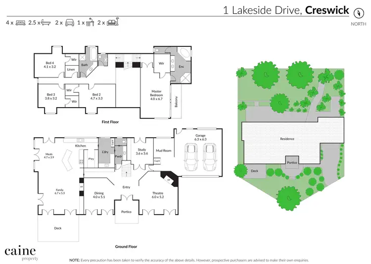 Floorplan of Homely house listing, 1 Lakeside Drive, Creswick VIC 3363