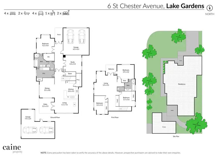 Floorplan of Homely house listing, 6 St Chester Avenue, Lake Gardens VIC 3355