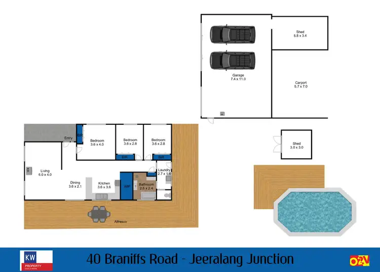 Floorplan of Homely house listing, 40 Braniffs Road, Jeeralang Junction VIC 3840