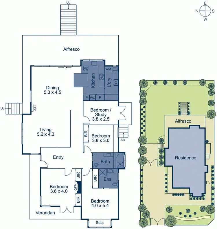 Floorplan of Homely house listing, 1a The Glade, Mitcham VIC 3132