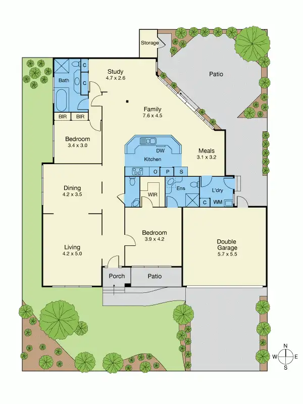Floorplan of Homely unit listing, 2/41 Almond Street, Caulfield South VIC 3162