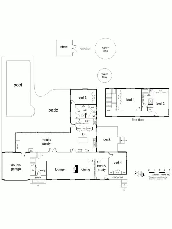 Floorplan of Homely house listing, 7-9 Valentino Drive, Croydon VIC 3136