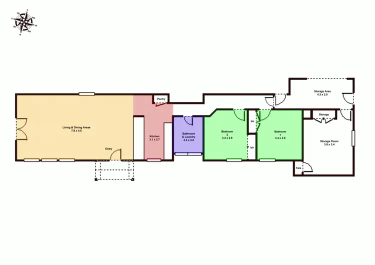Floorplan of Homely house listing, 64 Dyte Parade, Ballarat East VIC 3350