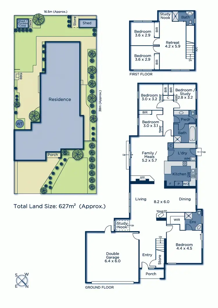 Floorplan of Homely house listing, 8 Newcombe Court, Wantirna South VIC 3152