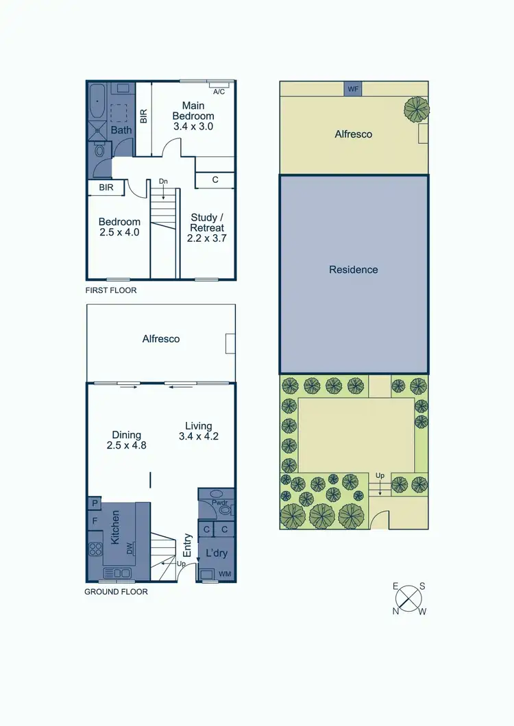 Floorplan of Homely townhouse listing, 11/44 High Street South, Kew VIC 3101