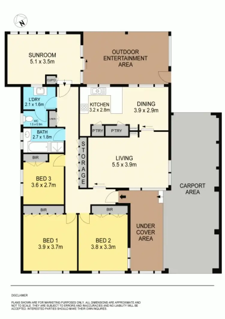 Floorplan of Homely house listing, 56 Hastings Street, Wendouree VIC 3355