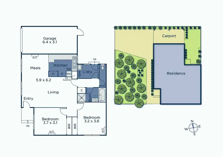 Floorplan of Homely unit listing, 1/23 Warrigal Road, Surrey Hills VIC 3127