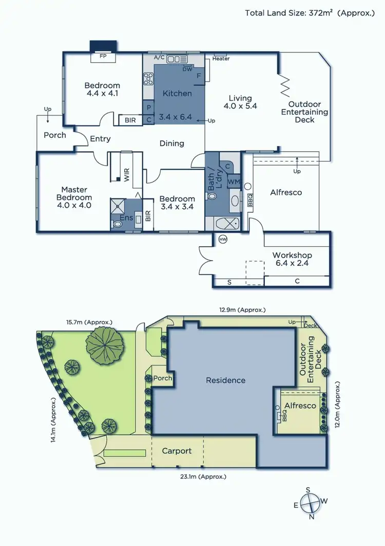 Floorplan of Homely house listing, 1/4 Alwyn Court, Mitcham VIC 3132