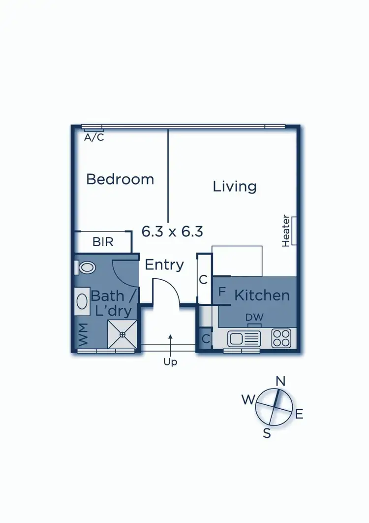 Floorplan of Homely apartment listing, 14/618 St Kilda Road, Melbourne VIC 3000