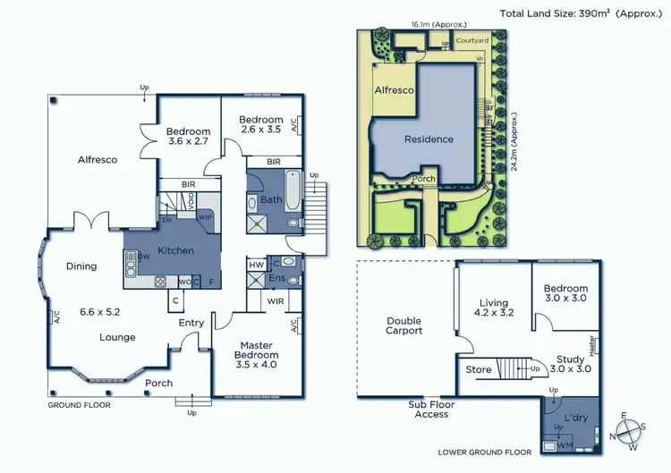 Floorplan of Homely house listing, 1/3 Warnes Road, Mitcham VIC 3132