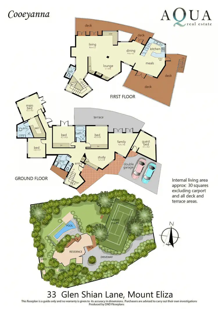 Floorplan of Homely house listing, 33 Glen Shian Lane, Mount Eliza VIC 3930
