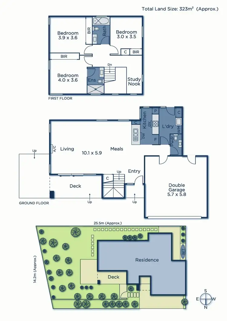 Floorplan of Homely townhouse listing, 9/21 Doncaster East Road, Mitcham VIC 3132