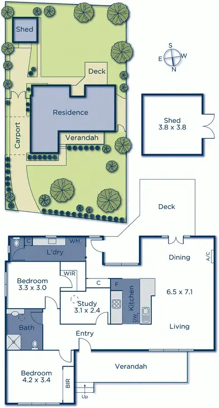 Floorplan of Homely house listing, 4 Edwin Street, Box Hill North VIC 3129