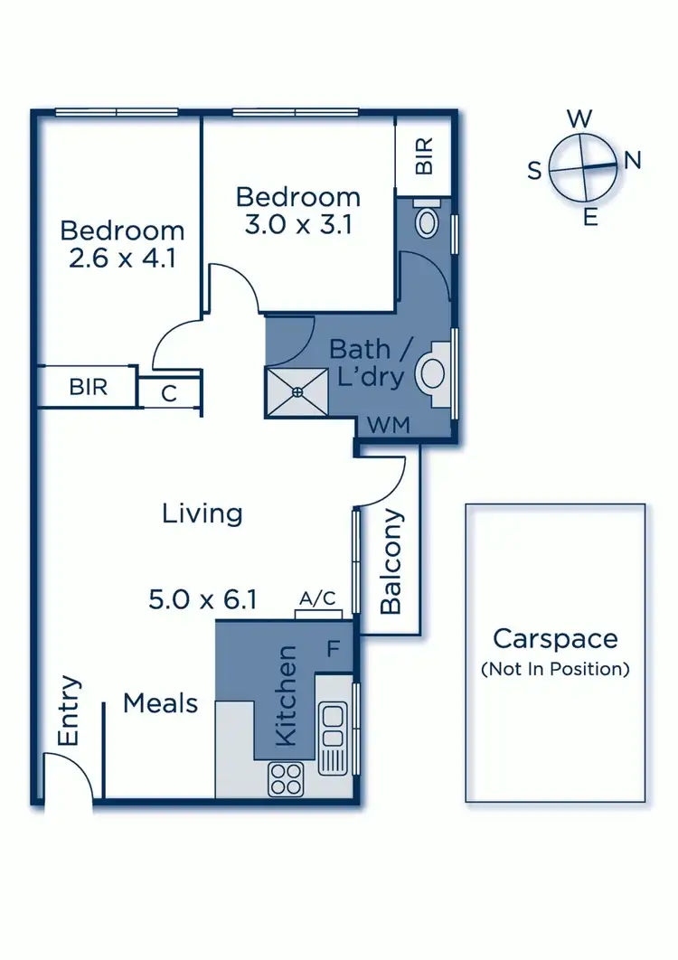 Floorplan of Homely apartment listing, 7/69 Edgar Street North, Glen Iris VIC 3146