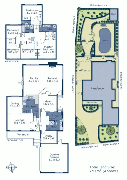 Floorplan of Homely house listing, 6 Crockerton Court, Blackburn South VIC 3130