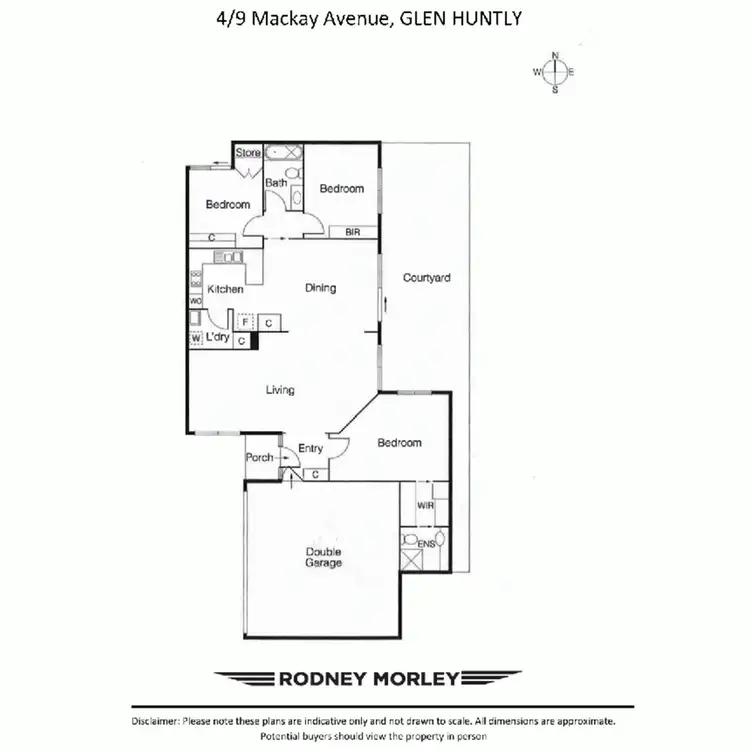 Floorplan of Homely villa listing, 4/9 Mackay Avenue, Glen Huntly VIC 3163