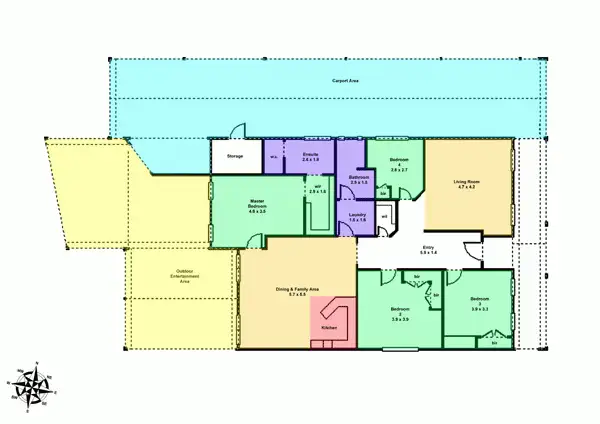 Floorplan of Homely house listing, 15 Prefect Street, Wendouree VIC 3355