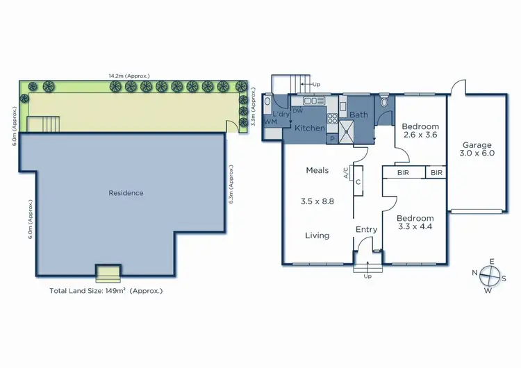 Floorplan of Homely unit listing, 3/6 Freeman Street, Ringwood East VIC 3135