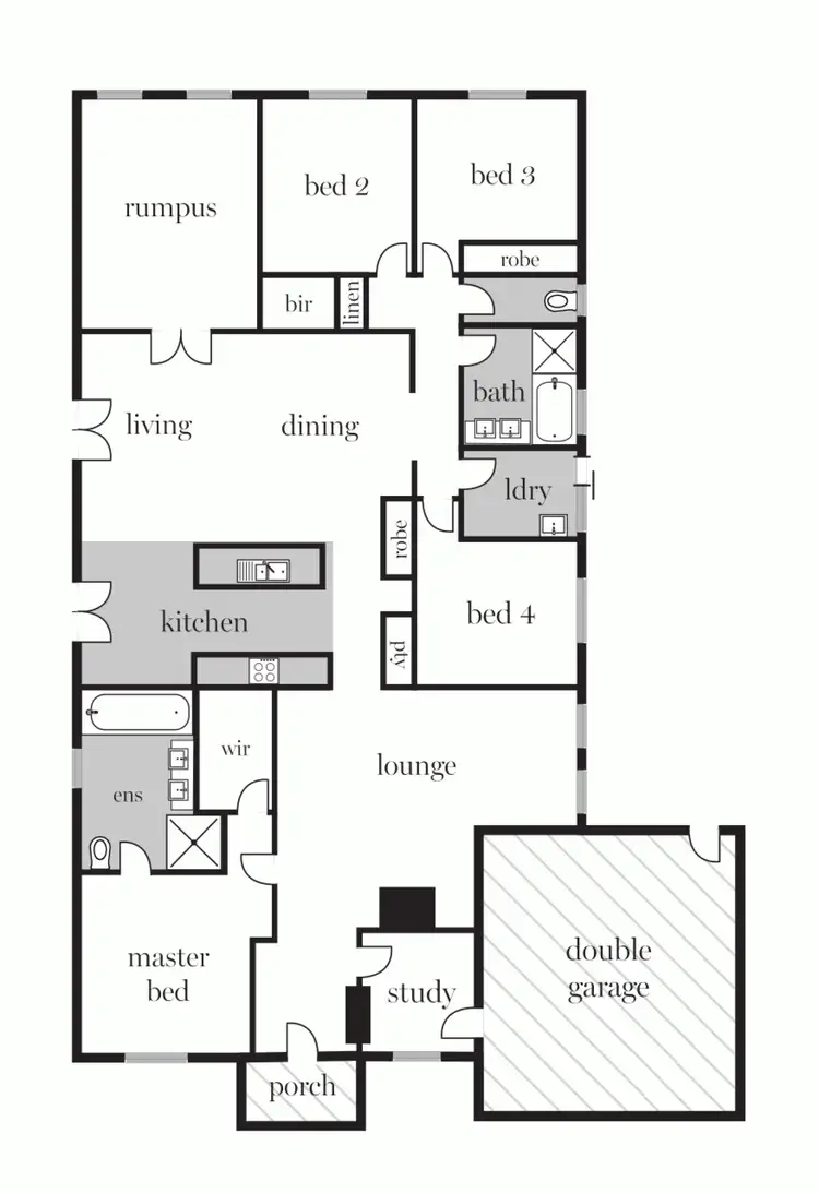 Floorplan of Homely house listing, 1 Merrick Avenue, Nerrina VIC 3350