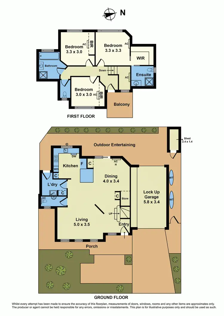 Floorplan of Homely townhouse listing, 5/9-11 Sutton Avenue, Altona North VIC 3025
