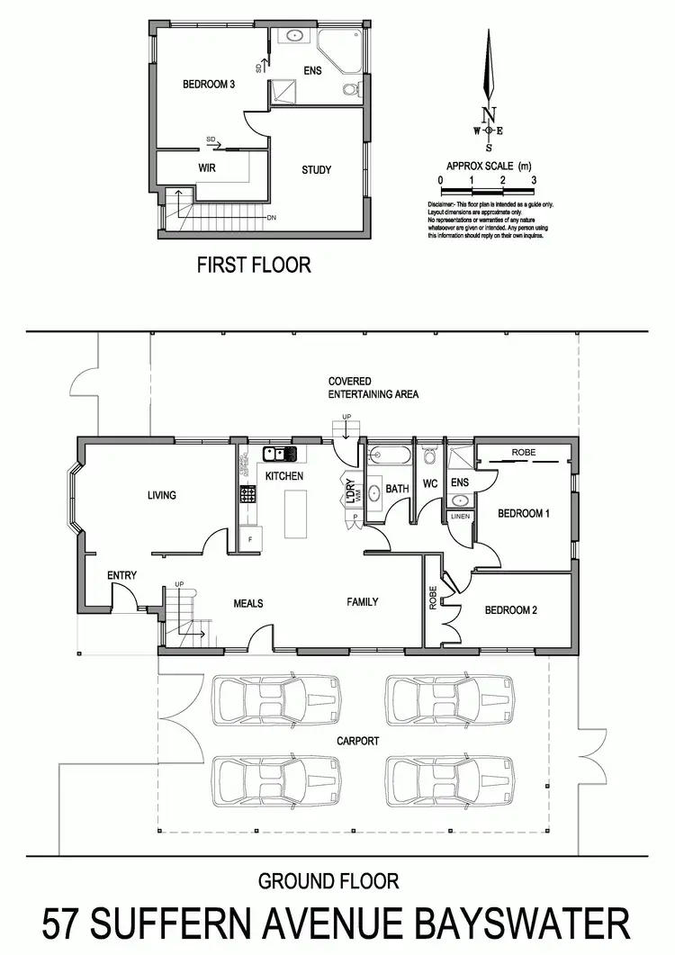 Floorplan of Homely house listing, 57 Suffern Avenue, Bayswater VIC 3153