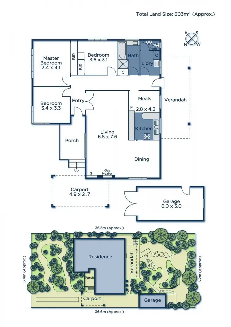 Floorplan of Homely house listing, 45 Rosalind Crescent, Blackburn VIC 3130
