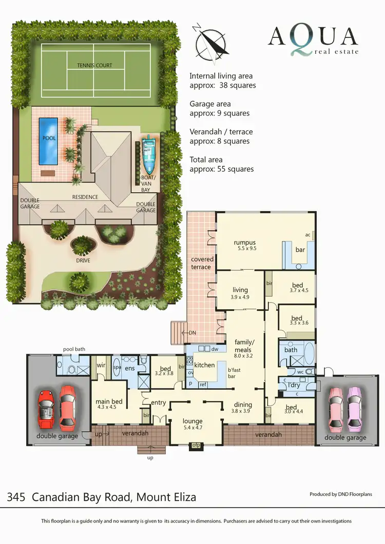 Floorplan of Homely house listing, 345 Canadian Bay, Mount Eliza VIC 3930