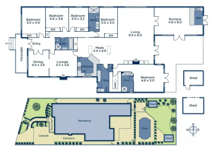 Floorplan of Homely house listing, 30 Graham Place, Box Hill VIC 3128