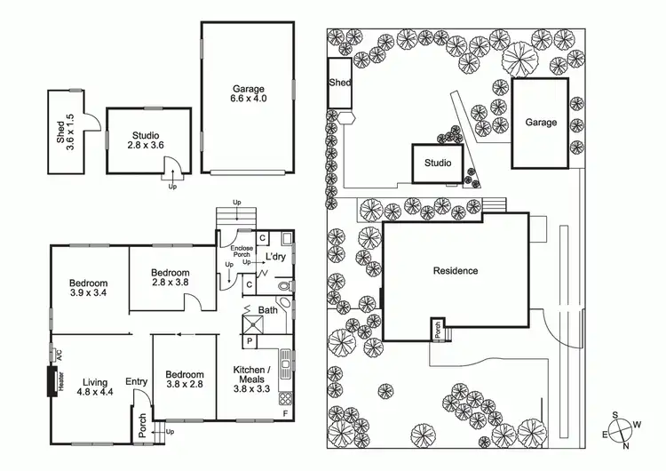 Floorplan of Homely house listing, 17 Terry Street, Heidelberg Heights VIC 3081
