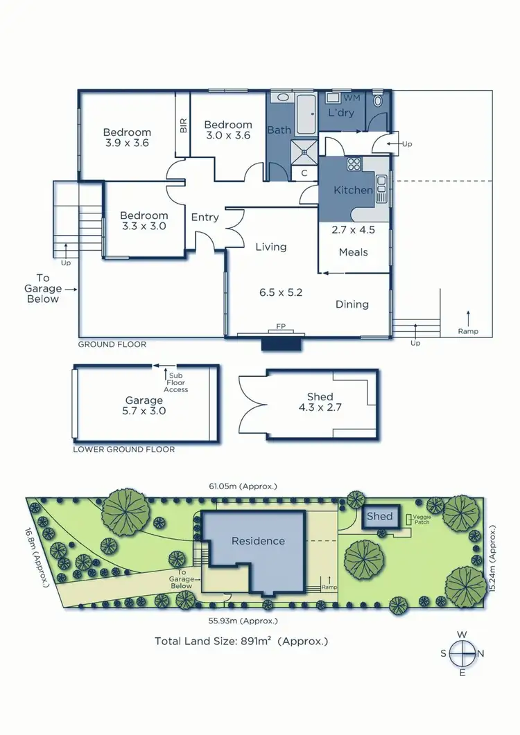 Floorplan of Homely house listing, 21 Culwell Avenue, Mitcham VIC 3132