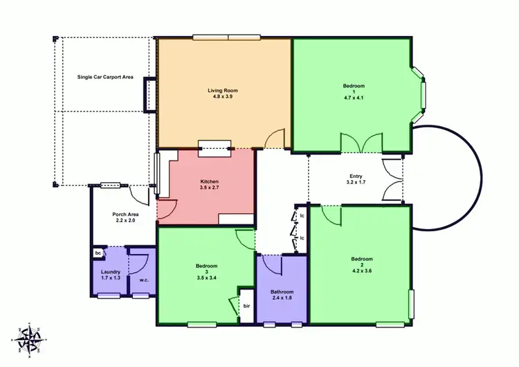 Floorplan of Homely house listing, 1100 Howitt Street, Wendouree VIC 3355