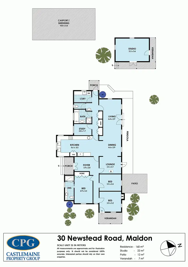 Floorplan of Homely house listing, 30 Newstead Road, Maldon VIC 3463