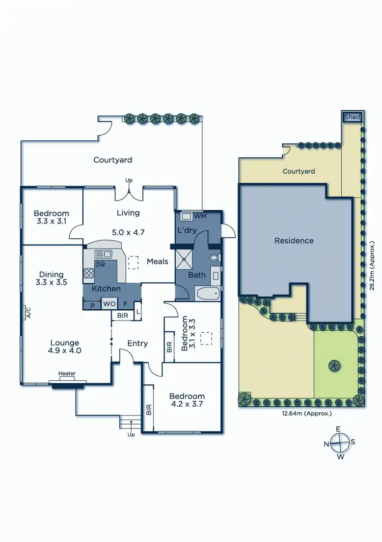 Floorplan of Homely unit listing, 1/52 Bowen Street, Malvern East VIC 3145