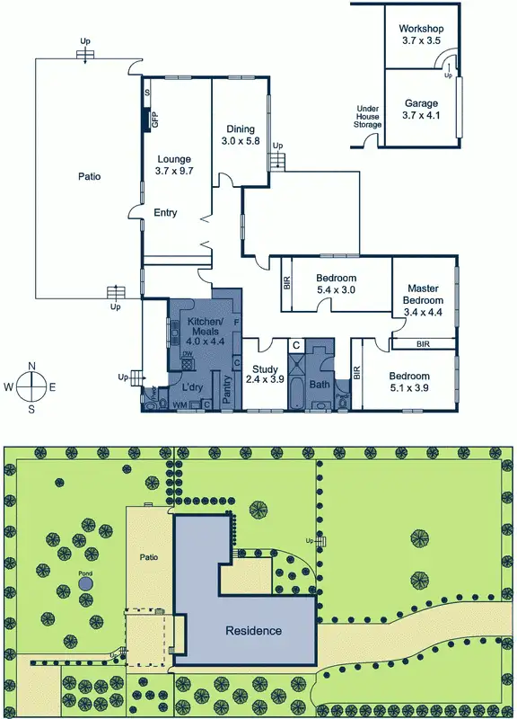 Floorplan of Homely house listing, 50 Glenburnie Road, Mitcham VIC 3132