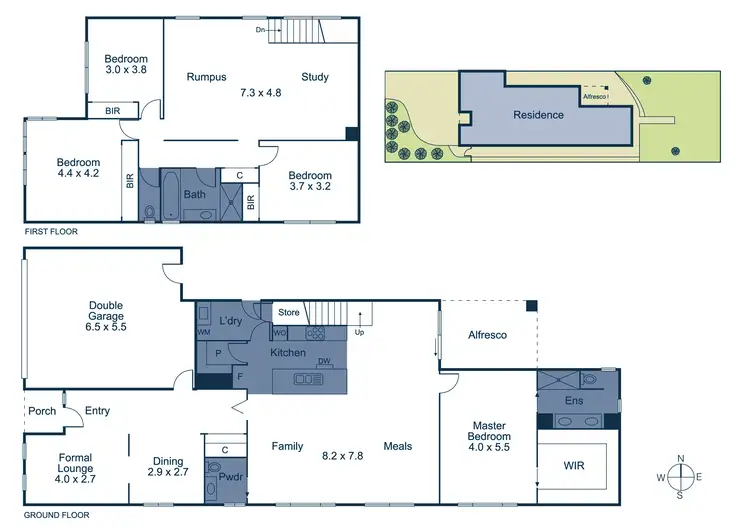 Floorplan of Homely house listing, 35 Walwa Street, Mitcham VIC 3132
