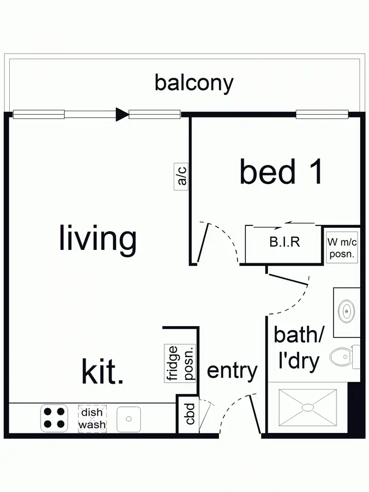Floorplan of Homely apartment listing, Address available on request
