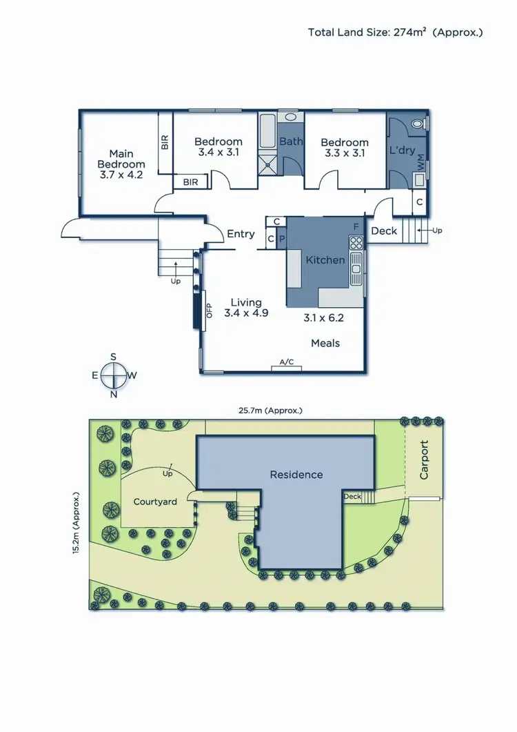 Floorplan of Homely unit listing, 1/28 Glenburnie Road, Mitcham VIC 3132