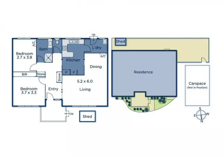 Floorplan of Homely unit listing, 8/459 Waterdale Road, Heidelberg West VIC 3081