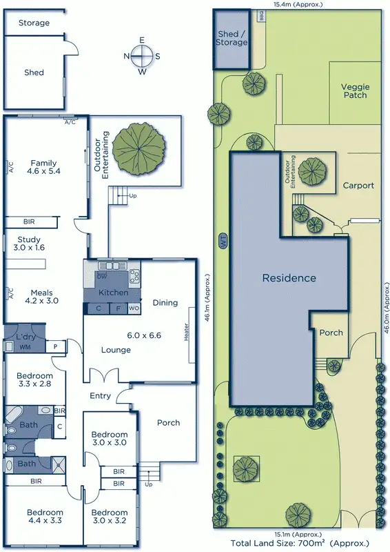 Floorplan of Homely house listing, 5 Purches Street, Mitcham VIC 3132